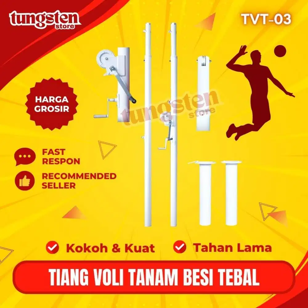 Tiang Bola Voli Tanam TVT-03 Murah Promo