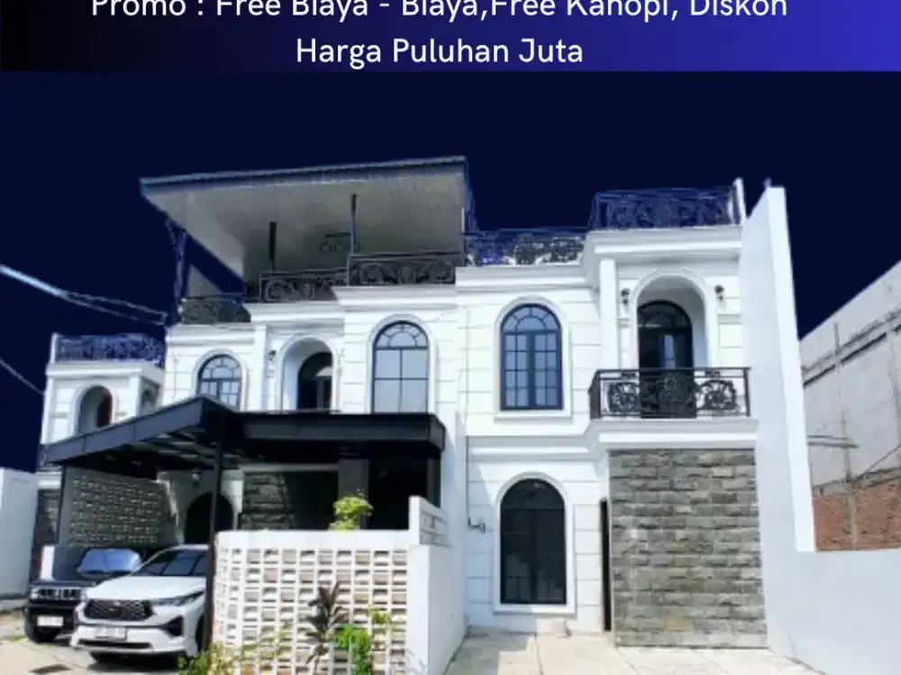 rumah dijual 5 menit stasiun lrt harjamukti