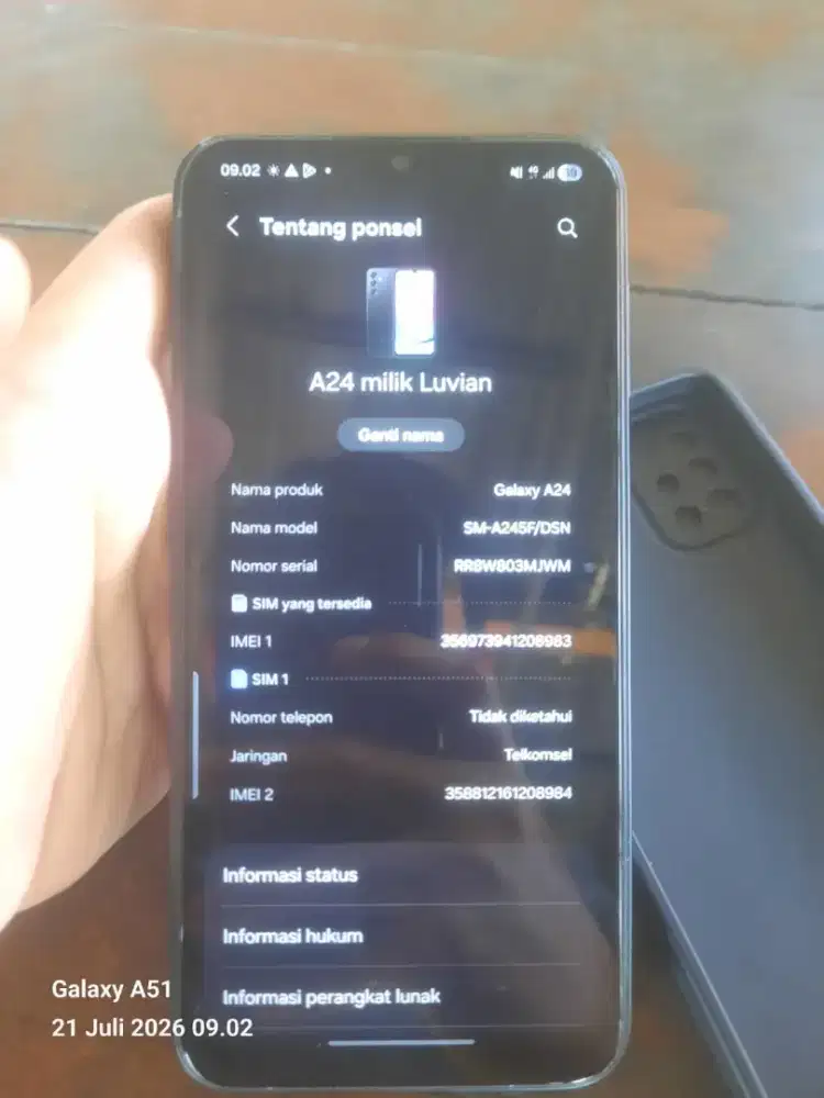 Samsung A24 Black