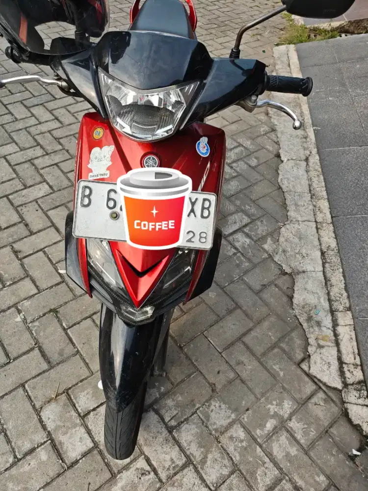 Yamaha mio GT 2013 warna merah bagus