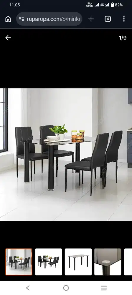 PROMO!! SELMA MINKA DINING TABLE SET