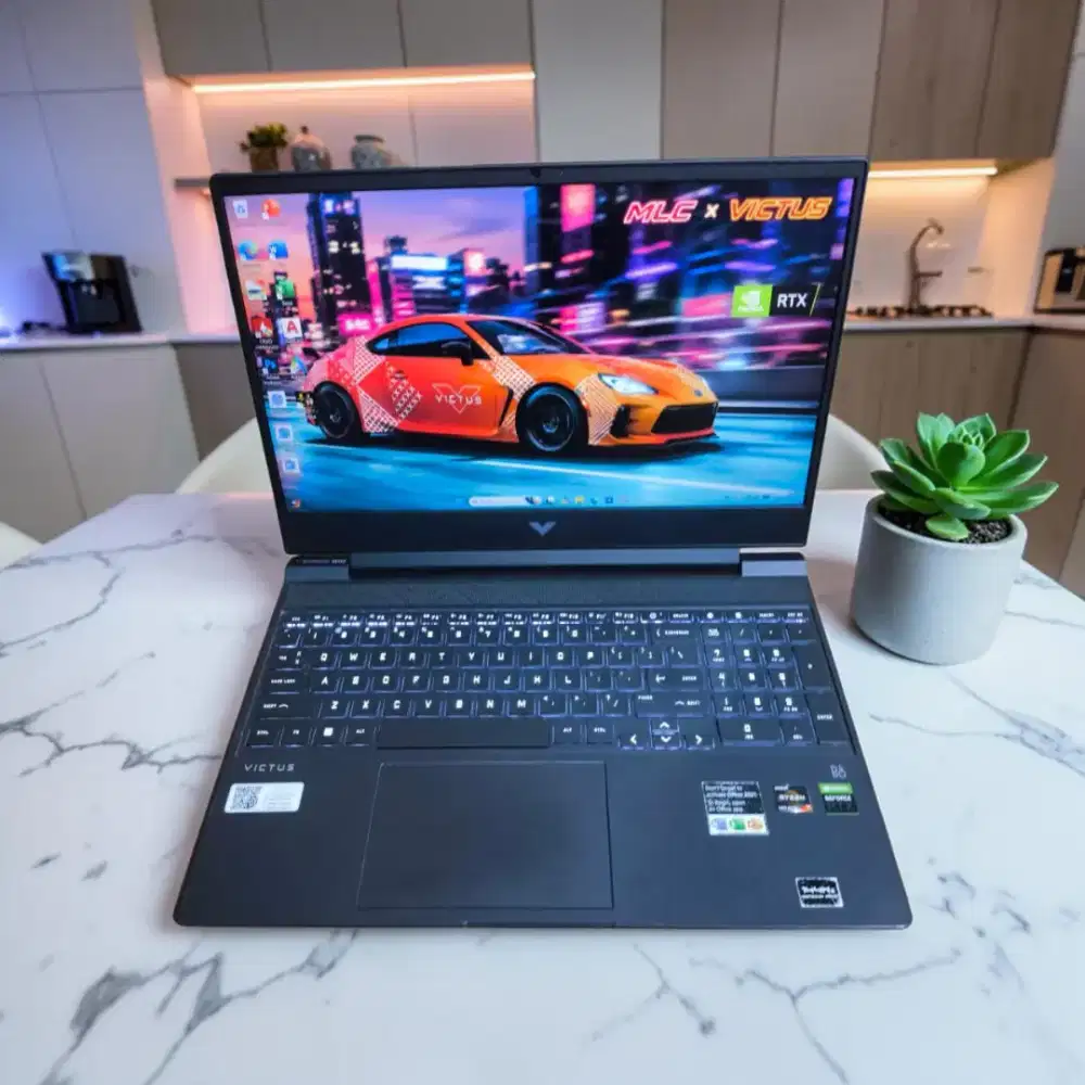LAPTOP HP VICTUS GAMING 15 RAM 16GB+SSD 512Gb + VGA NVIDIA RTX 3050Ti