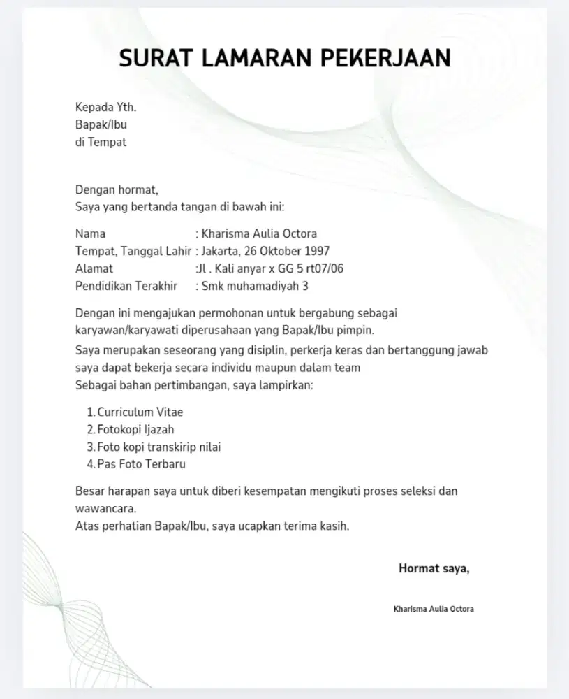 Mencari pekerjaan