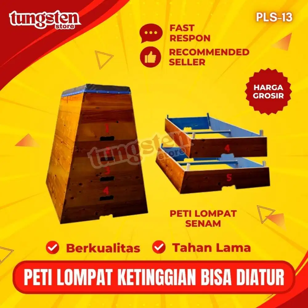 Peti Lompat Senam PLS-13, Kotak Lompat Kangkang untuk Sekolah