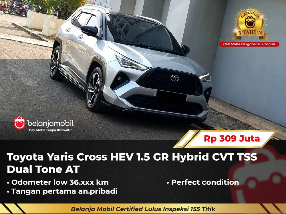 [LOW KM] Toyota Yaris Cross HEV 1.5 GR Hybrid TSS Dual Tone 2023/2024