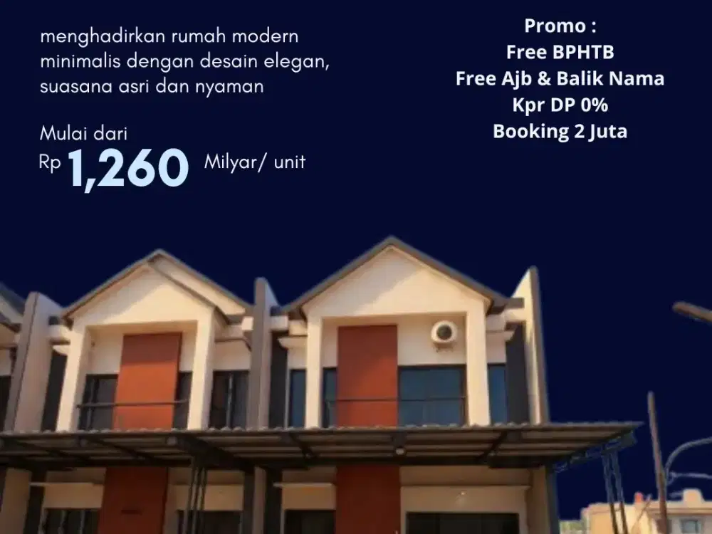 rumah dijual bangunan siap huni dekat tol bambu apus