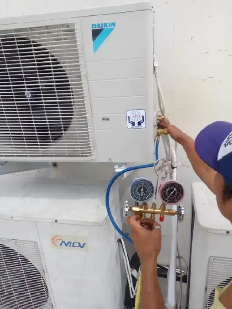 Jasa bongkar pasang ac service kulkas, pompa air, frezer bergaransi