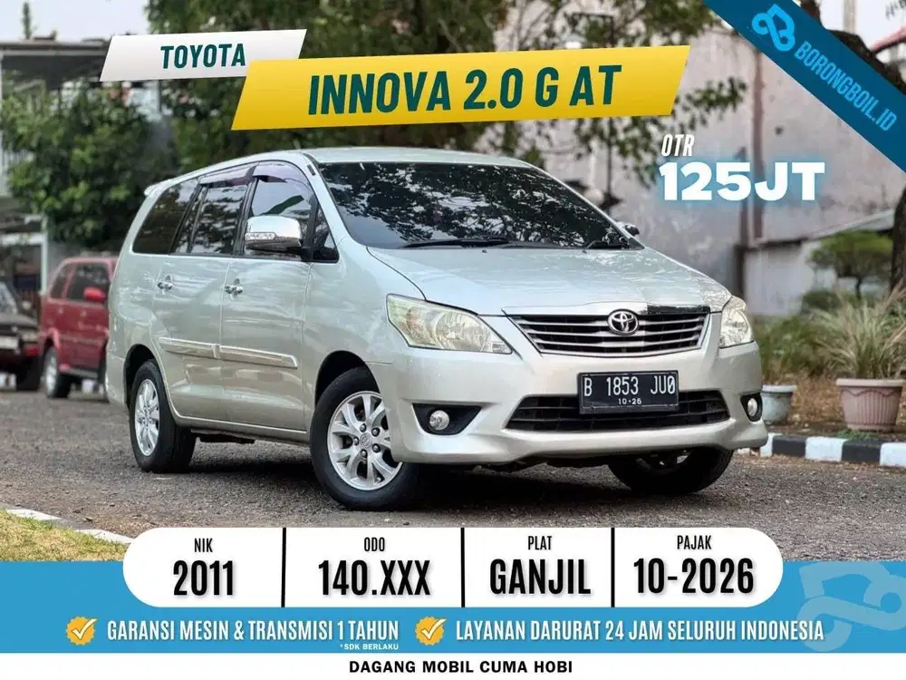 Mobil Keluarga Favorit | Toyota Kijang Innova G Bensin Metik 2011 Silv