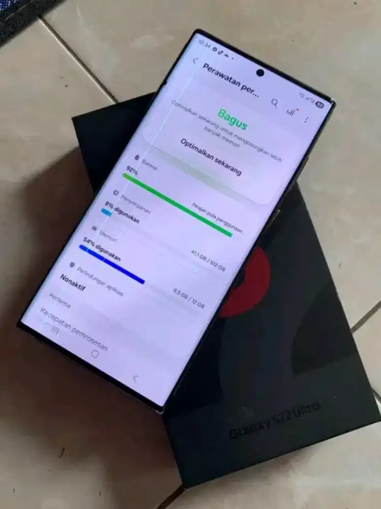 Samsung S22 ultra Ram 12/512 Resmi Sein