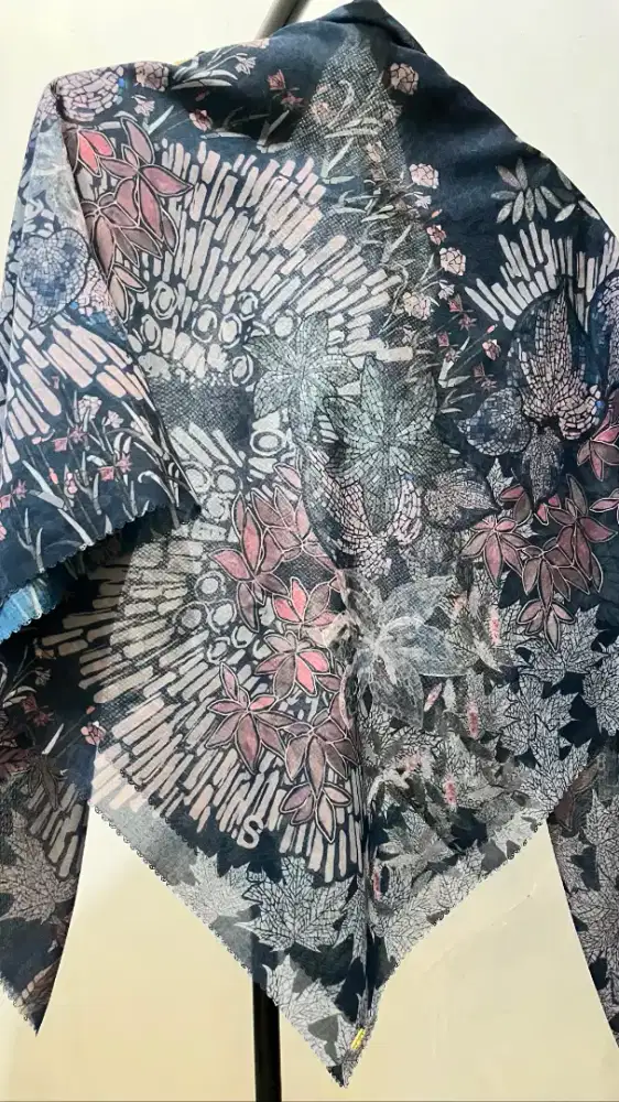 Preloved button scarves