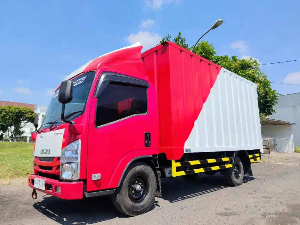 Dijual Truk Isuzu Elf NLR55LX 100ps Tahun 2020 Long Box Besi