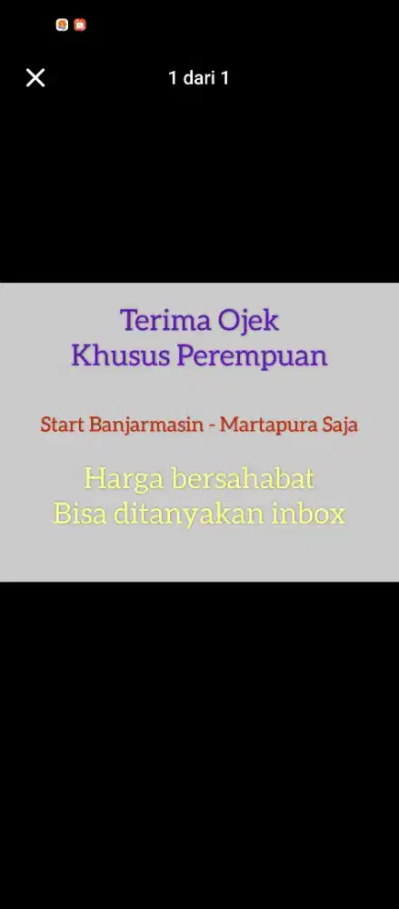 Terima jasa ojek, bersih bersih rumah, joki tugas dll