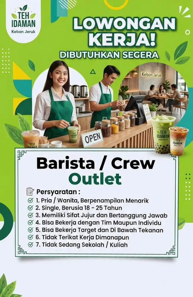 Barista/Crew Outlet