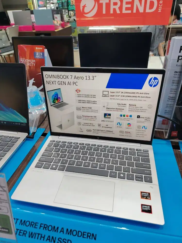 HP OmniBook 7 Aero 13 AMD Ryzen AI 5 340 16GB/512GB 13.3′′ W11+OH2024