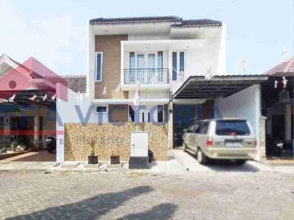 Dijual rumah 2 lantai 6 kamar dekat Wisata Sengkaling dan UMM