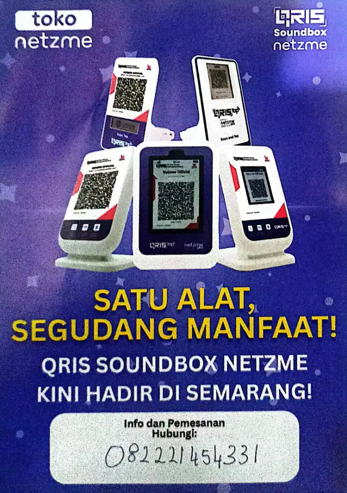 Sound box Qris Netzme