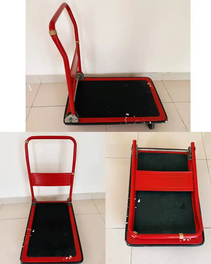 Trolley Barang warna merah