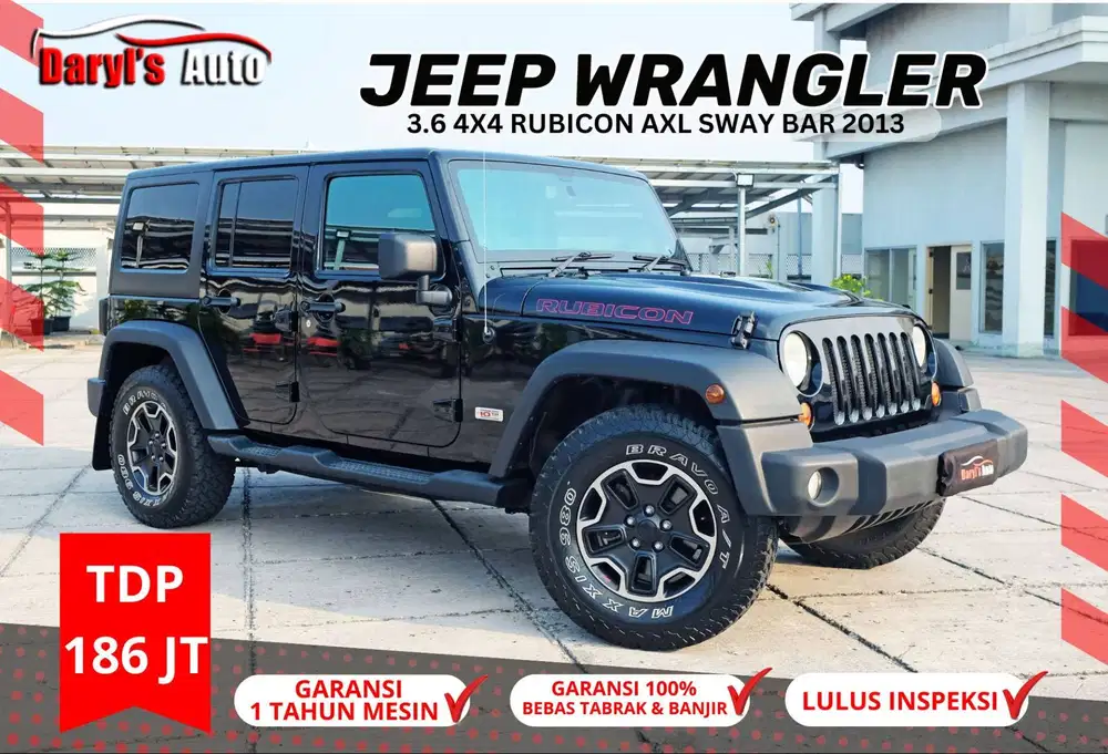 2013 JEEP Wrangler Rubicon 3.6 AXL SWAY BAR Pentastar 4X4 AT Tdp186jt