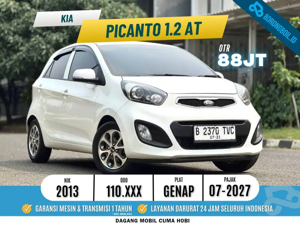 Kia Picanto 1.2 AT 2013 Pajak Panjang