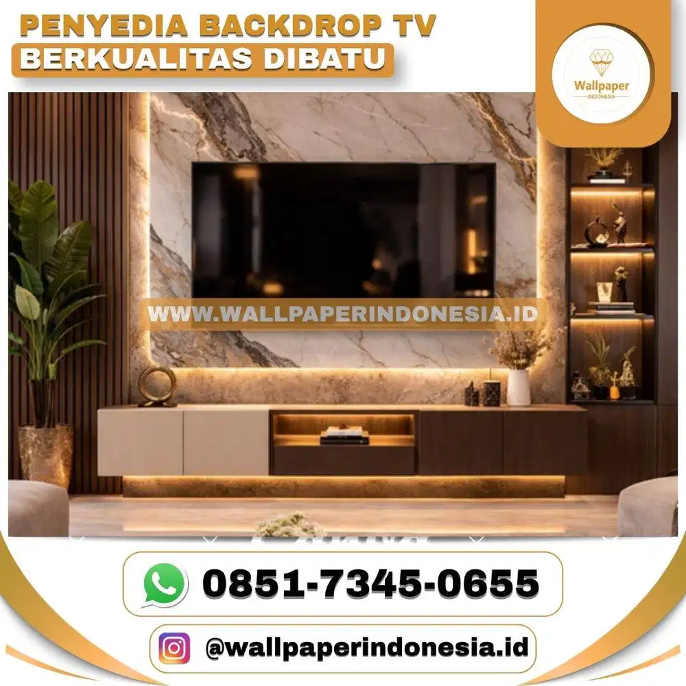 PENYEDIA BACKDROP TV BERKUALITAS DI BATU