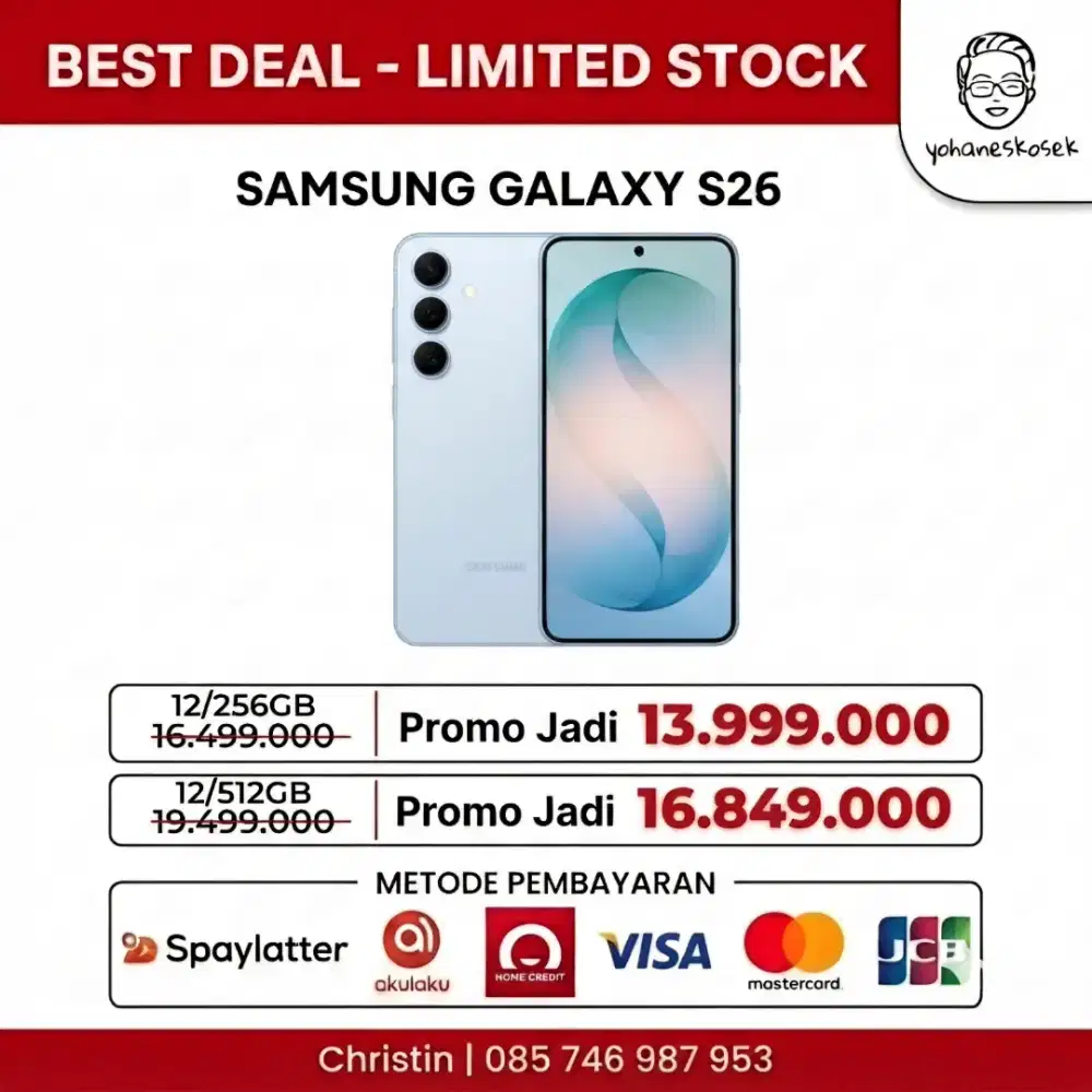 HARGA AMBYAR SAMSUNG S26 STOK TERBATAS