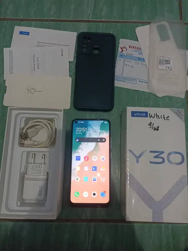 Hp Vivo Y30 Ram 4/128GB Fullset