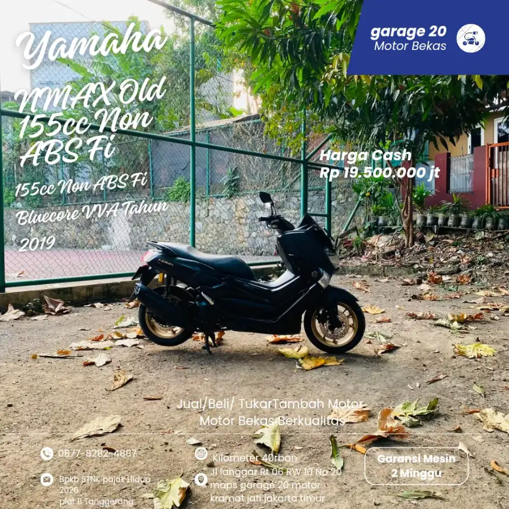 Yamaha NMAX 155cc VVA_Fi Bluecore Tahun 2019