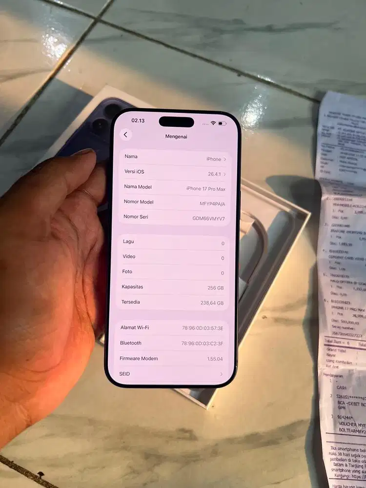 jual murah!! Iphone 17 promax 256gb ibox