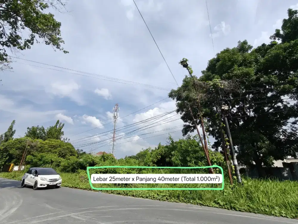 Disewakan Tanah 1000m² (dekat cemara asri, cemara hijau, krakatau)