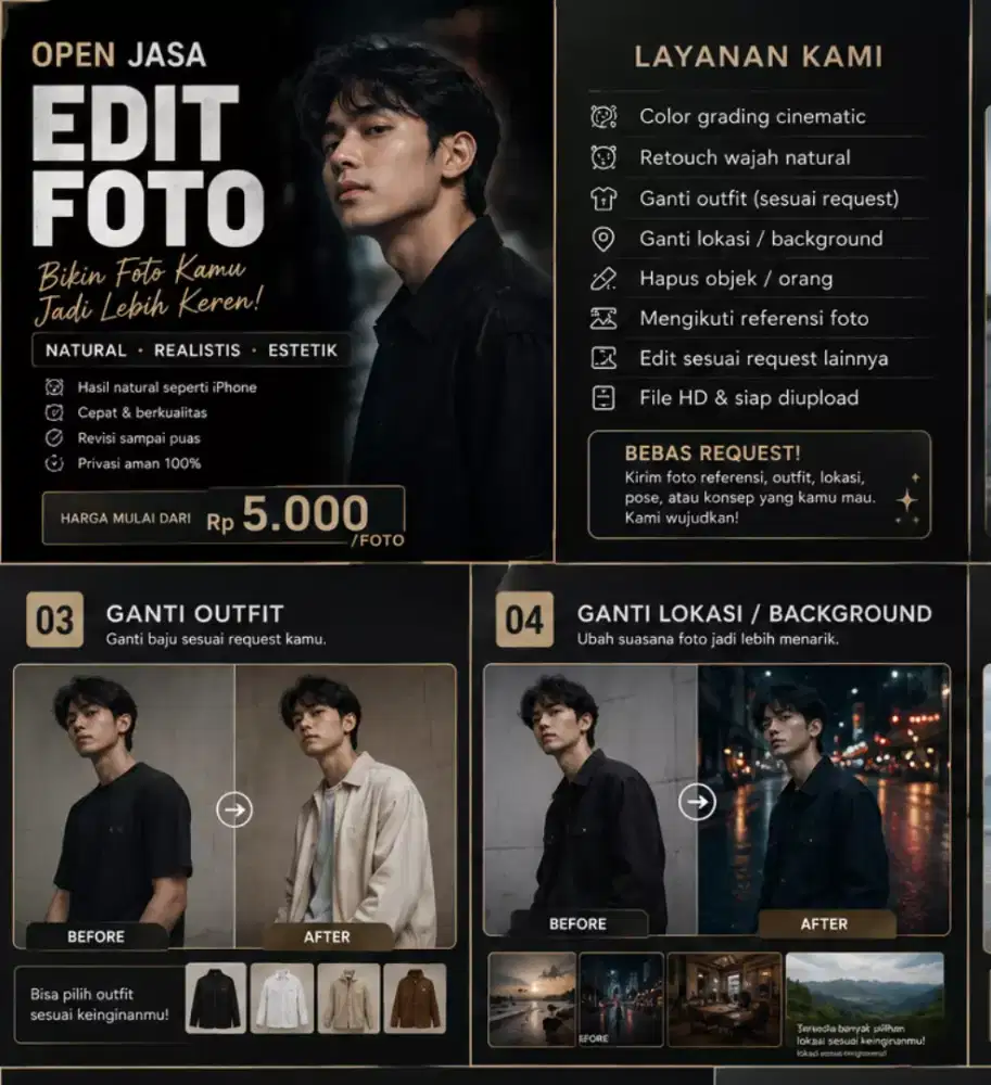 Jasa Edit foto dan lain