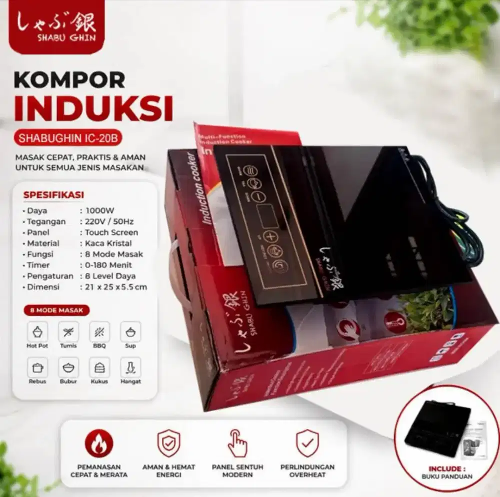 Kompor listrik induksi ex resto kondisi masih baru
