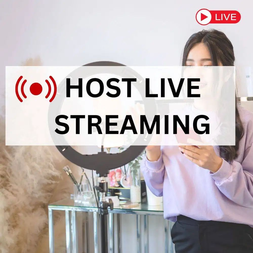 LOWONGAN HOST LIVE STREAMING SHIFT MALAM TIKTOK SHOPEE
