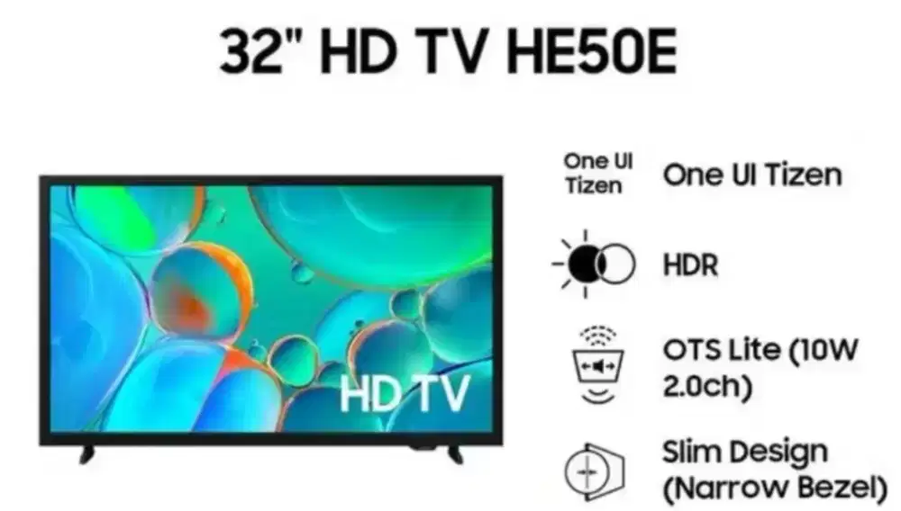 SAMSUNG 32 HD HE50E TV | HDR |