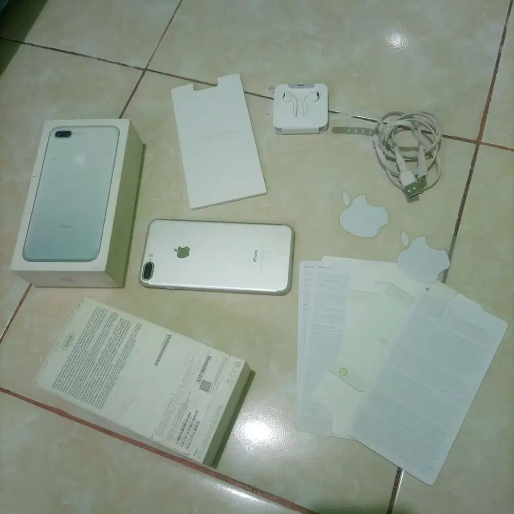 iPhone 7 Plus 128Gb Silver resmi Indonesia