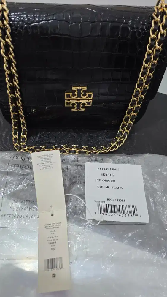 Tory bruch croco briten medium balck