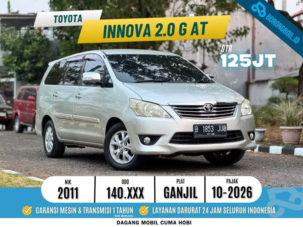 Innova 2.0 G at 2011 Silver PERTALITE