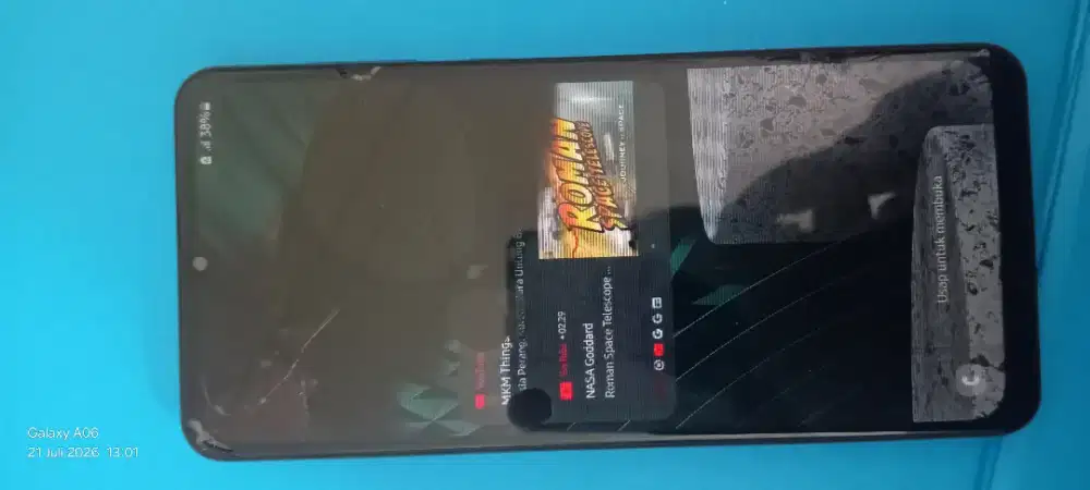 Samsung galaxy A02 layar pecah