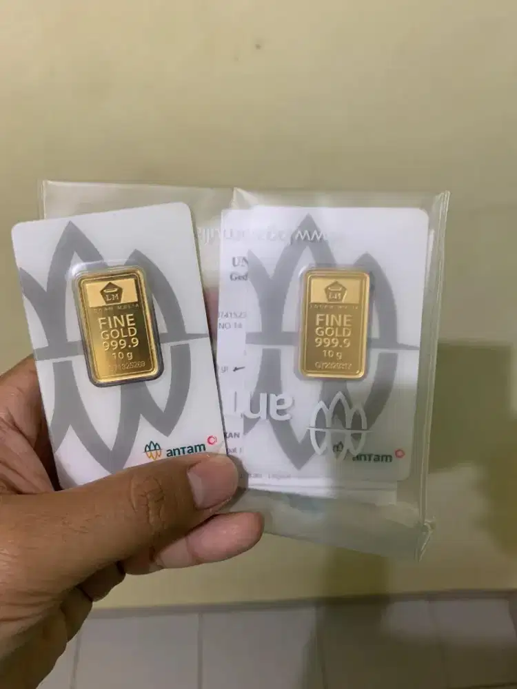 LM Antam 10 Gram - 2 keping