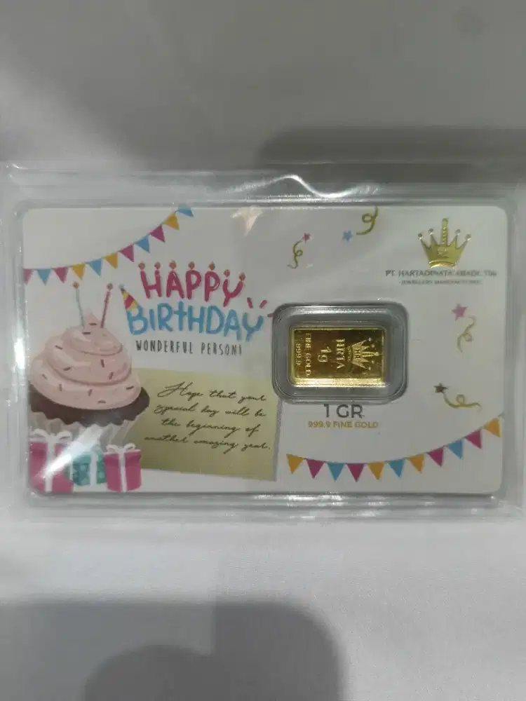 Emas 1 gram Logam Mulia Hartadinata Series 24 Karat