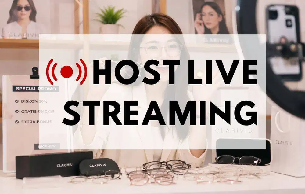 HOST LIVE STREAMING SHIFT MALAM 19:00 - 23:00