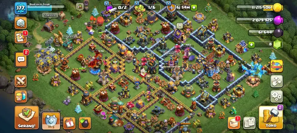 Th18 semimax, coc townhall 18