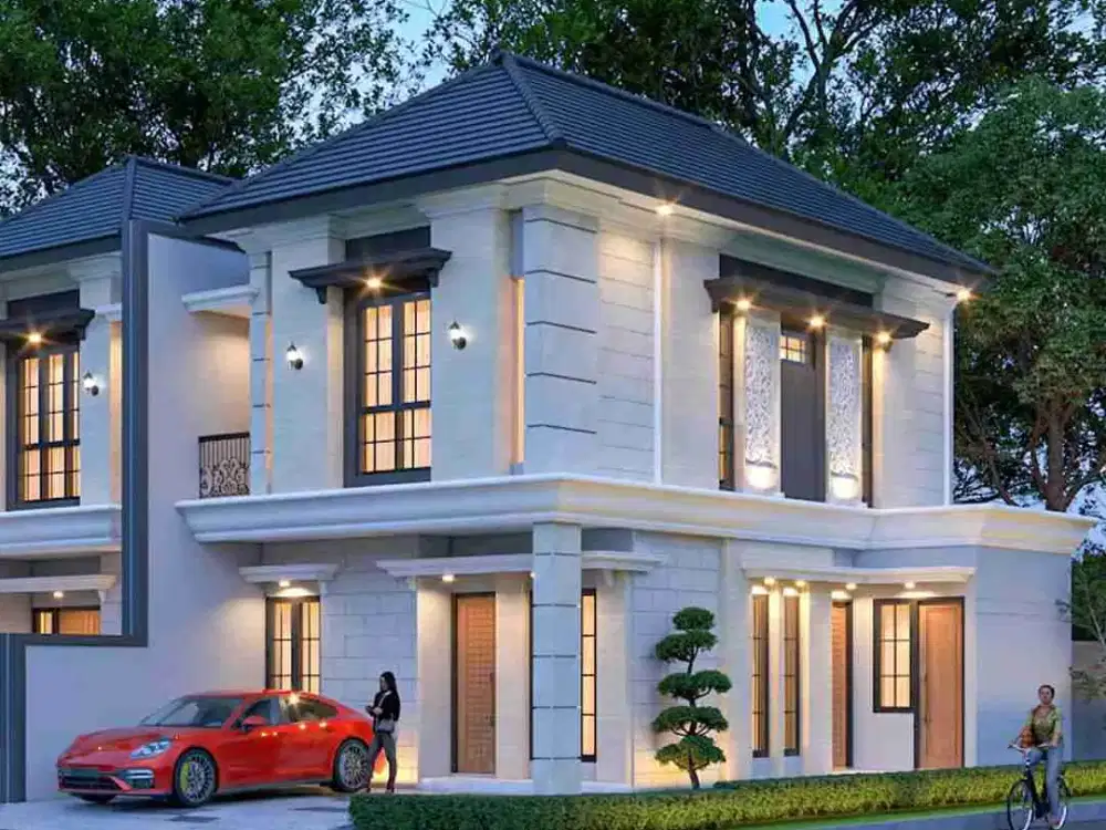 DIJUAL RUMAH BARU AMERICAN CLASSIC BABATAN PANTAI LEBAR 8