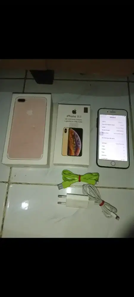 Jual I-Phone 7plus 32 fullset mulus no minus