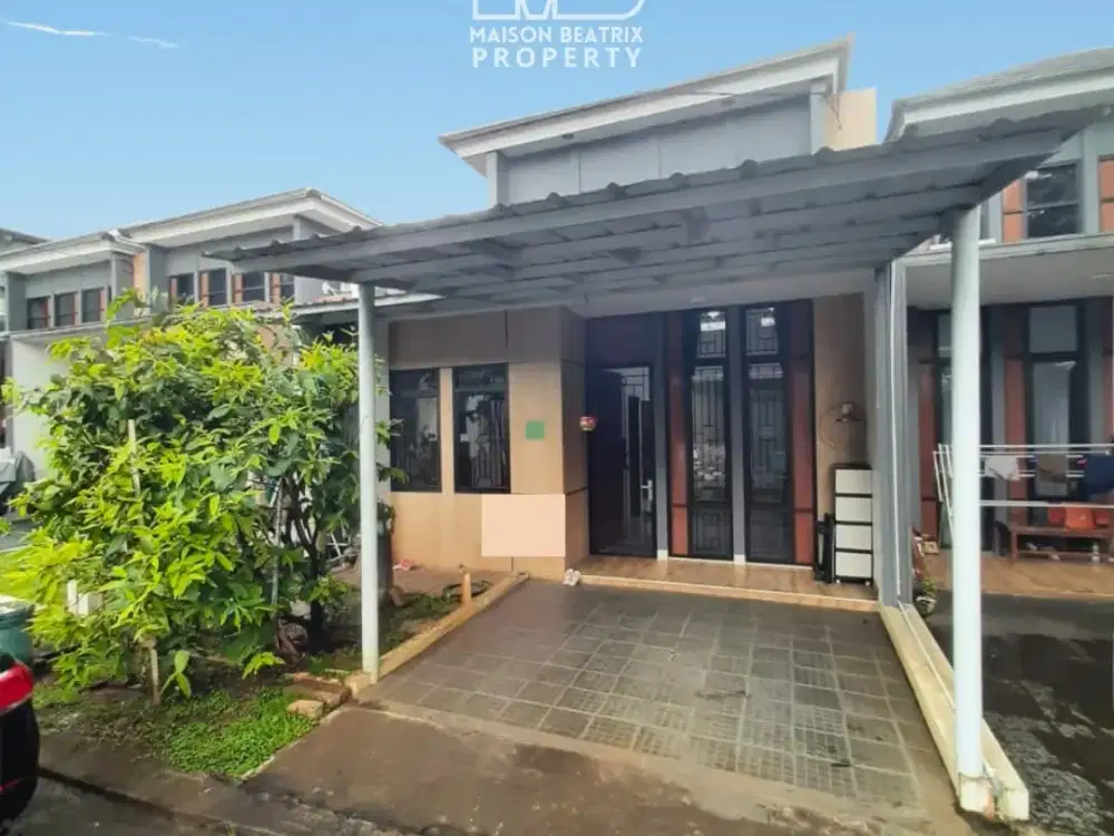 RUMAH BANGUNAN BARU FURNISHED 1 LANTAI DI SERPONG GARDEN CLUSTER GREEN VIEW