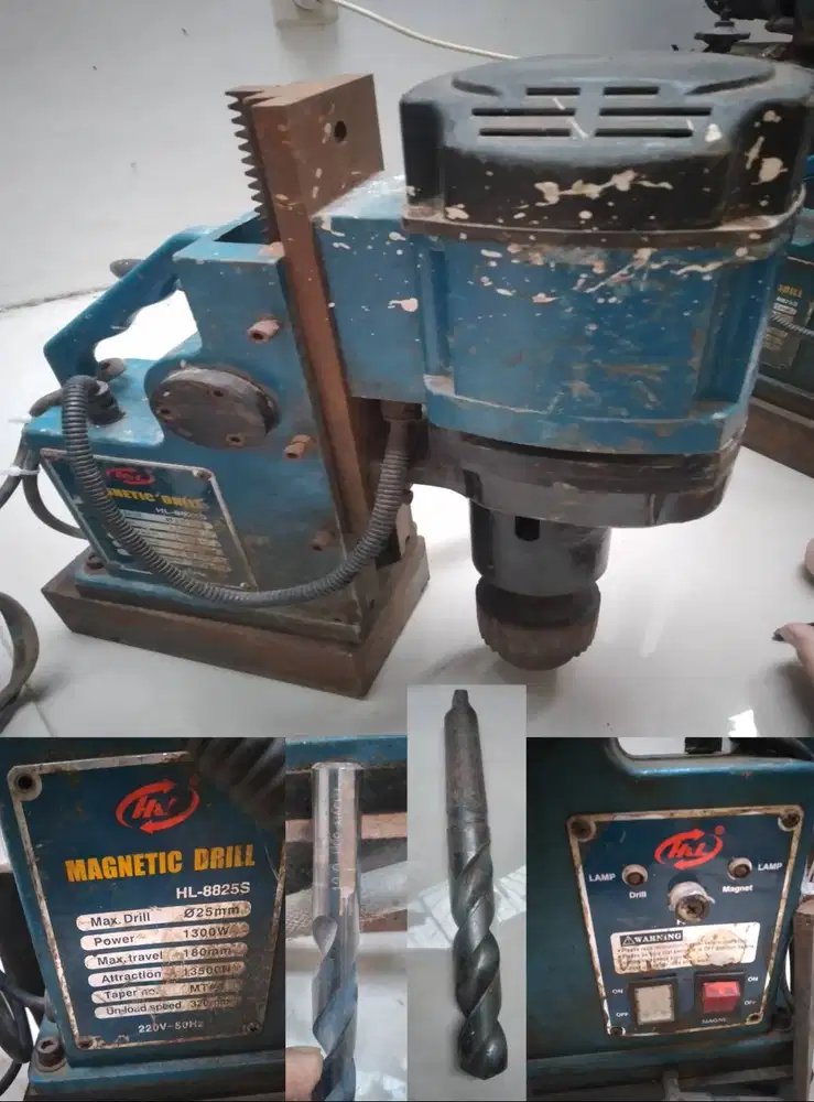 Jual bor magnet, coring beton, mesin potong aluminium dan lain-lain