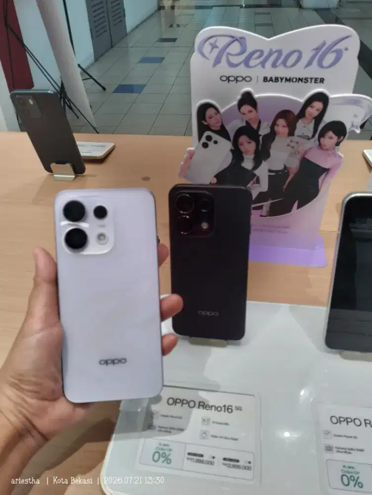 PROMO CICILAN OPPO RENO 16 F 5G BY HOME CREDIT INDONESIA