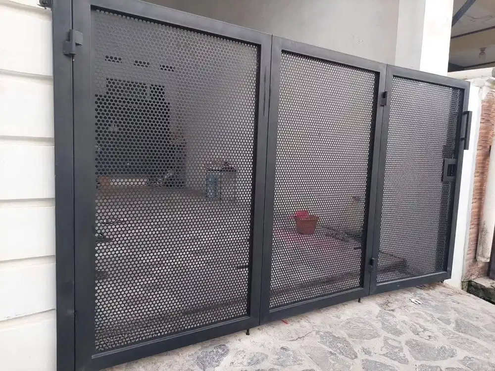 Pagar Besi Galvanis Minimalis