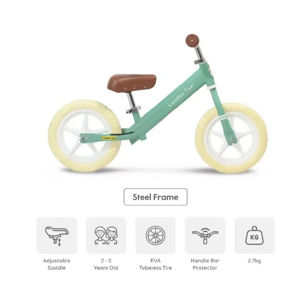 Sepeda London Taxi Kick Bike Kondisi Baru 100% Jual Cepat Aja
