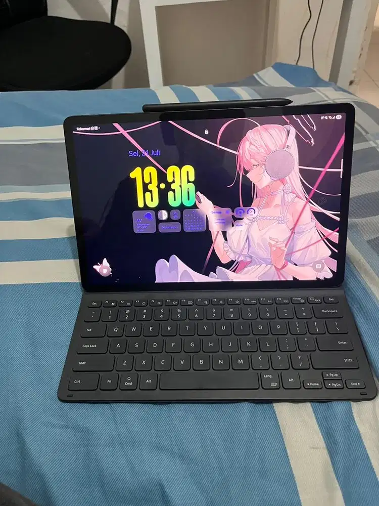 samsung tab s8 plus 5g seluler ex resmi with keyboard 8/256