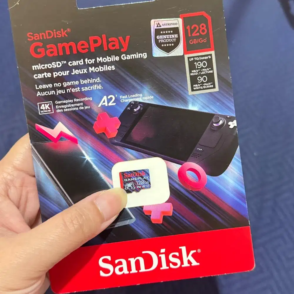 SanDisk Micro SD Gameplay 128 GB